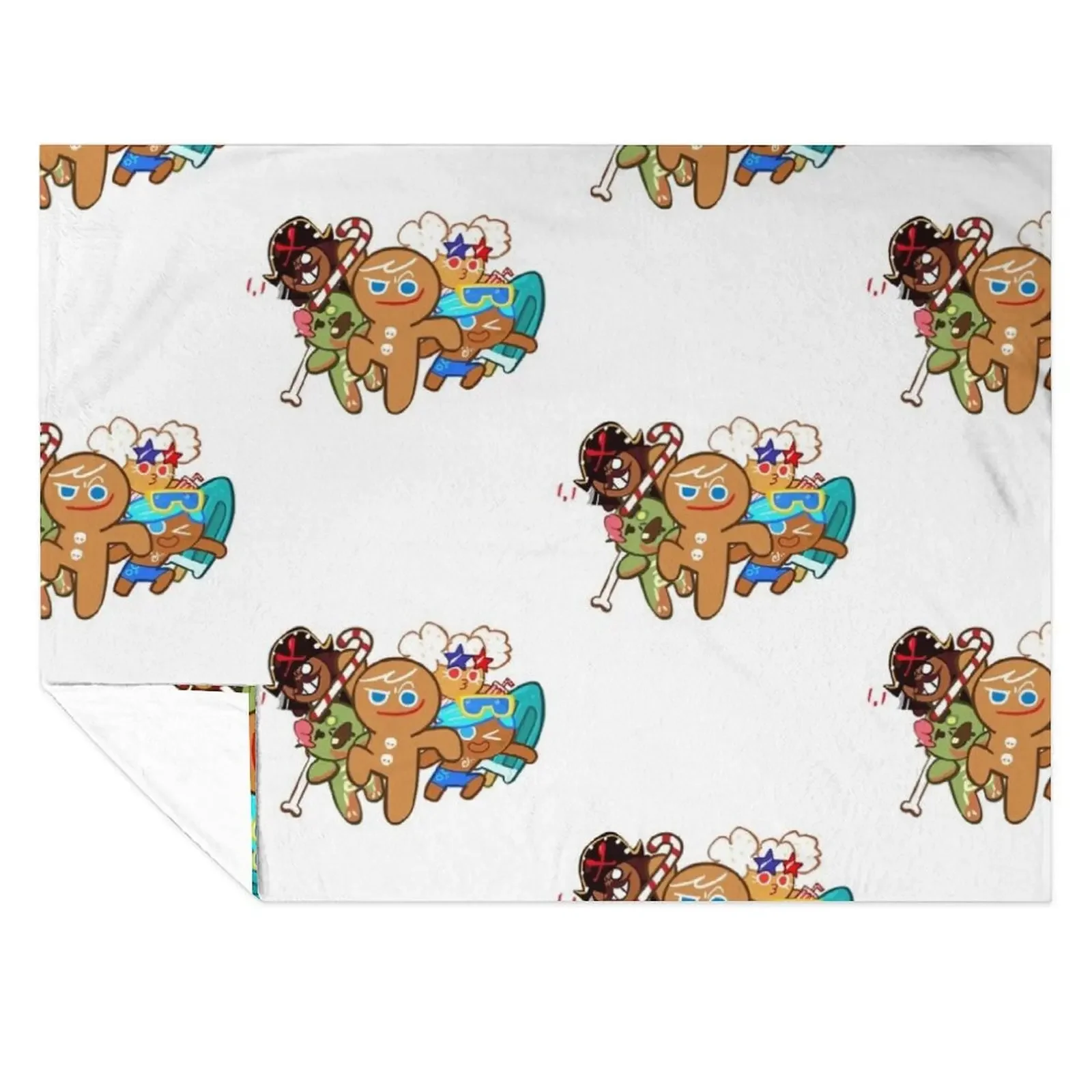 

Cookie Run Kingdom Throw Blanket Large cosplay anime Quilt christmas gifts Blankets
