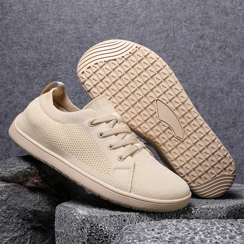 

2025 Hot Sale Squat Hard Pull Shoes for Men Women Black Beige Indoor Gym Shoes Couples Wide Feet Fitness Yoga Shoe Weight Shoes