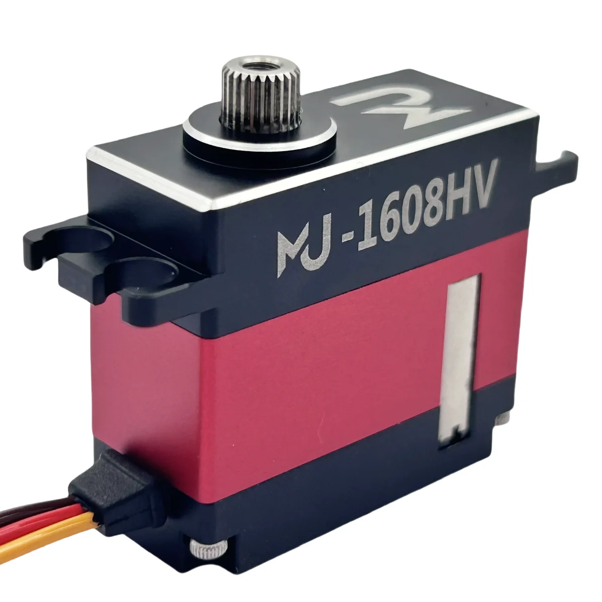 MJ-1608HV 8.4V 15kg-cm Servo numérique programmable de moteur sans noyau tout en métal pour avion RC et hélicoptère et voiture et bateau