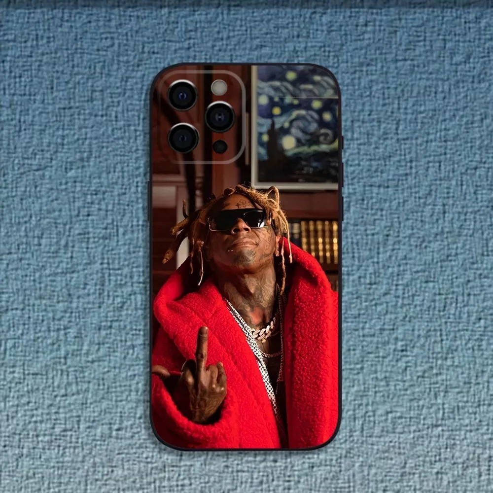 Rapper L-Lil W-Wayne Phone Case For iPhone 16,15,14,13,12,11,Pro,X,XS,Max,XR,Plus,Mini Soft Black Cover