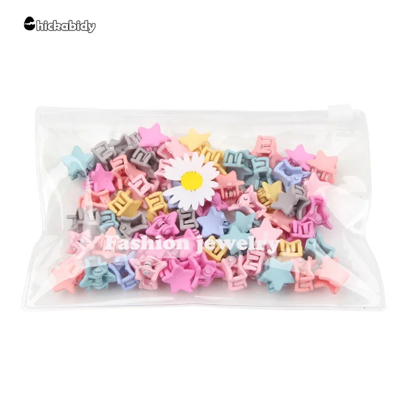 30Pcs/Bag Cute Girls Baby Heart Flower Crown Animals Colorful Hair Claws Sweet Hairpins Hair Clips Kid Hair Accessories