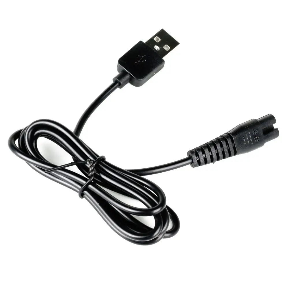 Barbeador elétrico USB cabo de carregamento, cabo de alimentação, carregador, adaptador para Xiaomi, Mijia, Plug, J8E4