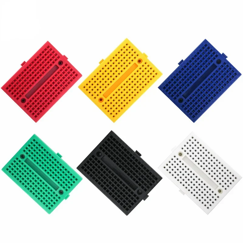 6ชิ้น/ล็อต SYB-170ทั่วไป solderless ต้นแบบ Breadboard 170 Tie-Points MINI Breadboard ชุด DIY 170 Tie-Points