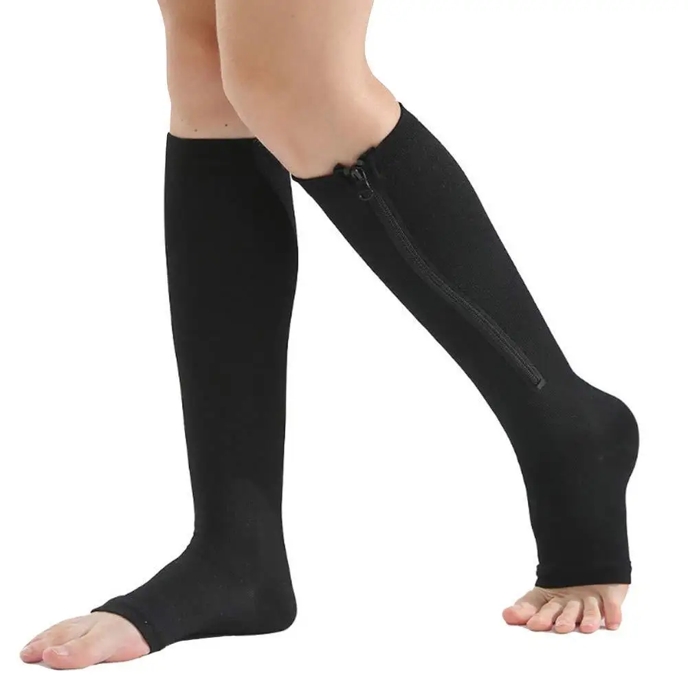 Pressure Socks Zipper Socks Sports Compression Leg Socks Compression Socks Zipper Socks