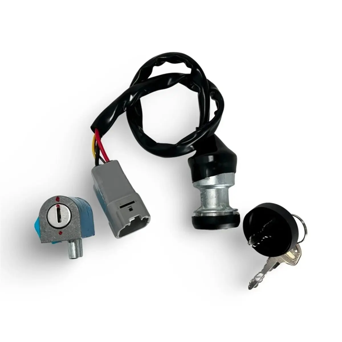 11-Ignition Switch Key Lock Kit W/Gaskets for CFMOTO ZFORCE 500 800 1000 2015-2022 OEM 7000-011000-20000 (4 Wire)