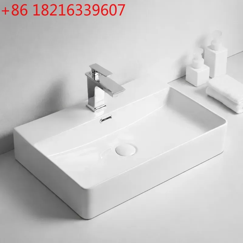 YAO Wholesale White Ceramic Art Basin Square Round Oval Toilet Washbasin Upper Basin Sink for Bathroom