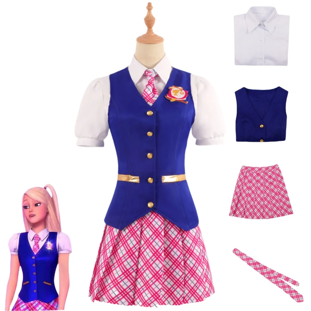 Movie  Barbie  Delancey Cosplay Costume Movie Characters For Women Animation Halloween Comic Con Cosplay Cord Cai