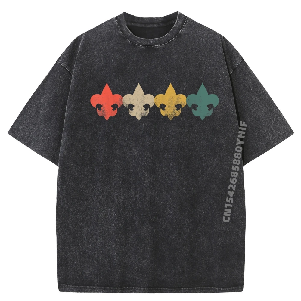 

Retro Vintage Scout Scouts Men Luxury Designer Tees For Men Slogan T Shirt Funny Classic Fashion Tshirts Washed Short Sleeve