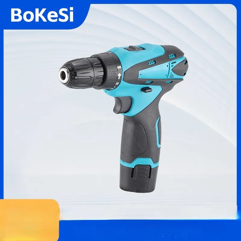 12V Cordless Drill Driver Two-Speed Pistol Grip Electric Screwdriver for Home DIY