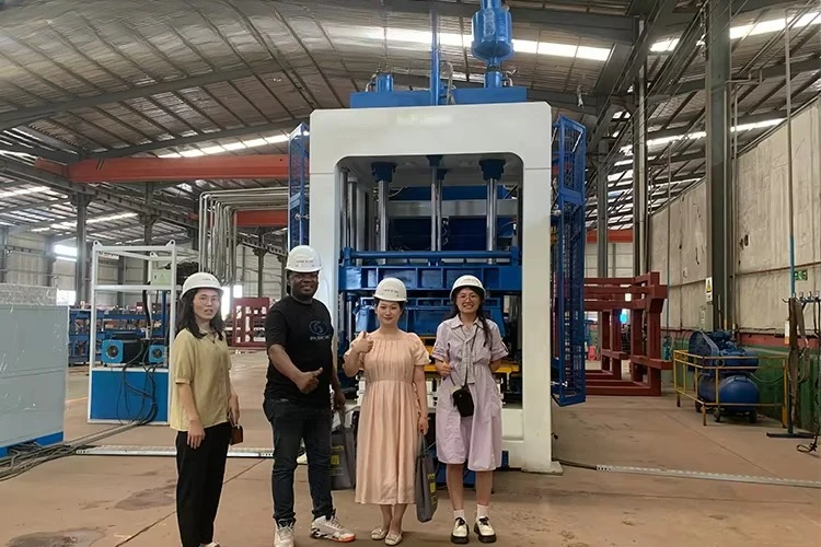 Fully Automatic Hydraulic Interlock Paver Hollow Cement Concrete Brick Block Making Machine Production Line