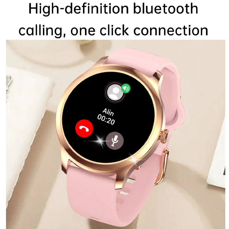 Xiaomi Mijia Smart Watch Women Voice Assistant Bluetooth Call Watches Waterproof Heart Rate Monitoring Sport Fitness Women Watch