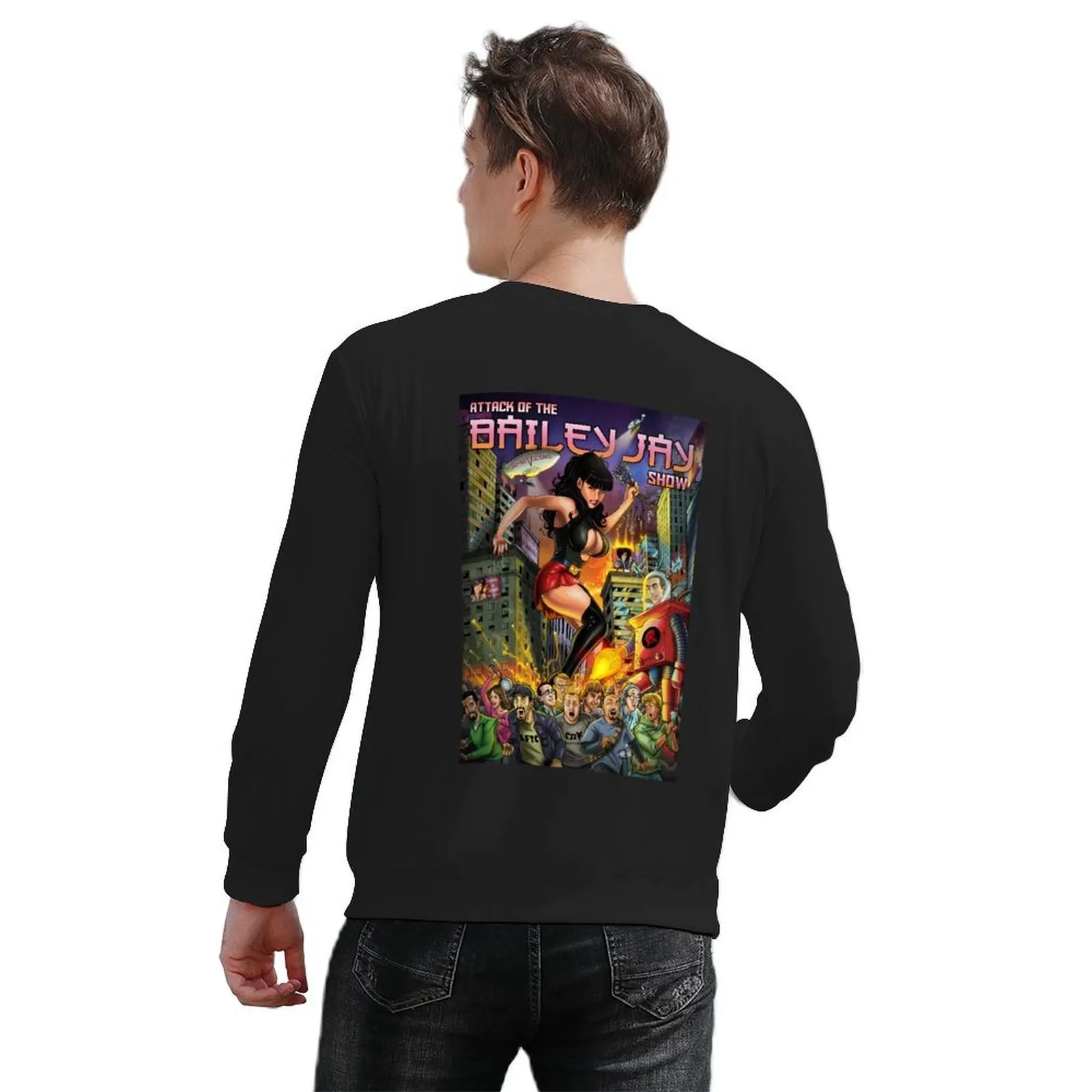 هجوم بيلي جاي تظهر البلوز ملابس الخريف الكورية أزياء الرجال معطف الرجال الملابس الذكور الشتاء رجل البلوز