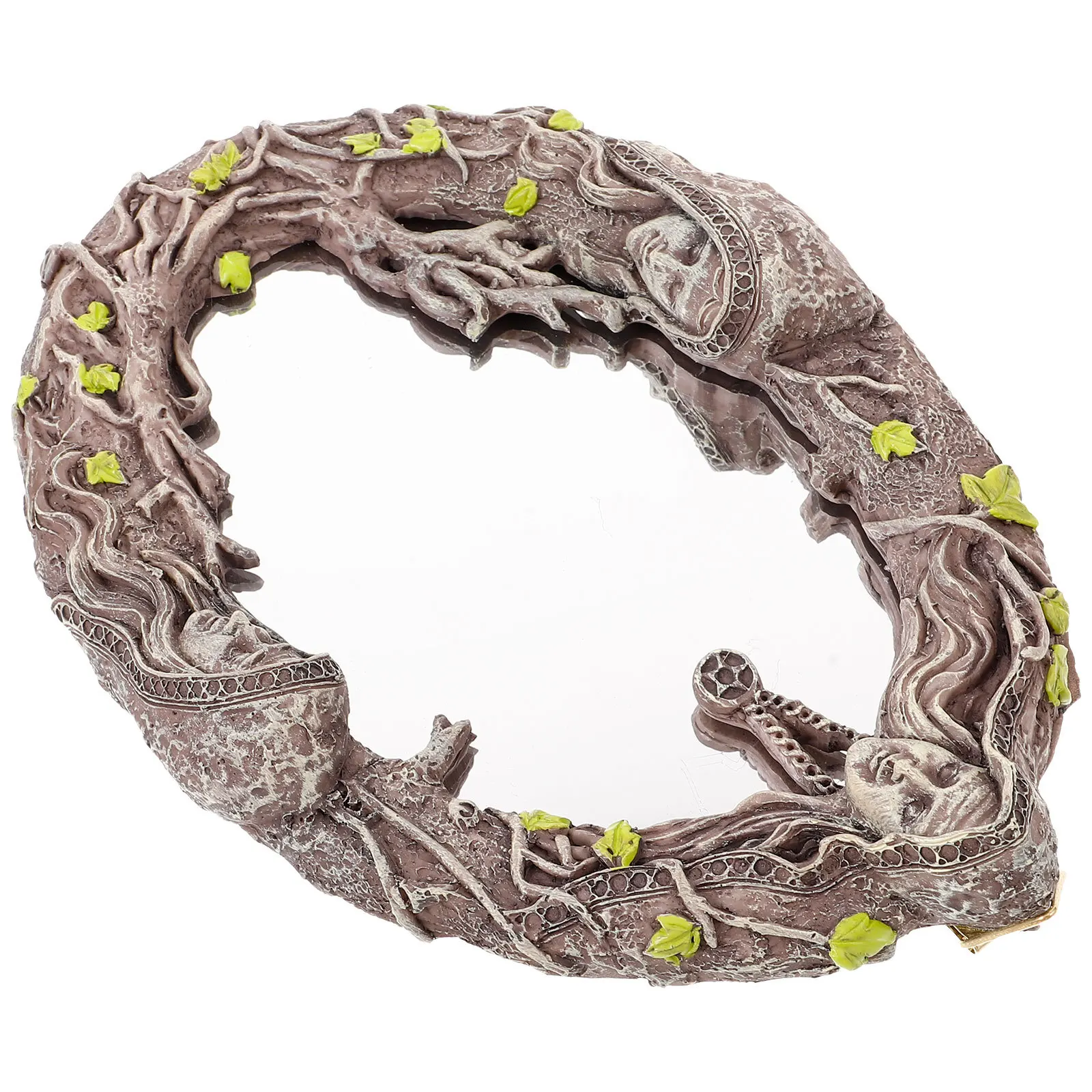 مرآة مكياج كلاسيكية لطيفة لمكتب الطاولة وخزانة الملابس وسطح عاكس شفاف ومرآة عرض لسطح المكتب لغرفة النوم #1