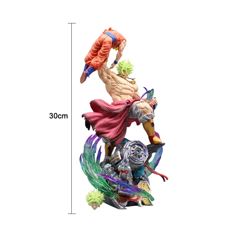 Broly Dragon Ball Figures Super Saiyan Broli Hold Up Goku Action Figures PVC Anime Model Collection Toys Ornamen Doll Gifts 30cm