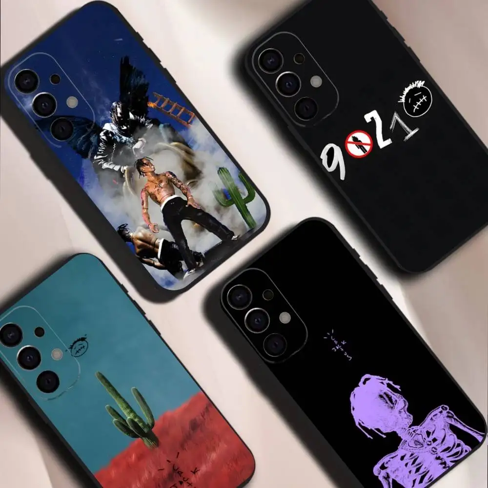 

Cactus T-Travis Jack Scott Shockproof Phone Case For Samsung S26,S25,S24,S21,S22,S23,S30,Ultra,S20,Plus,Fe,Lite,5G Black Cover