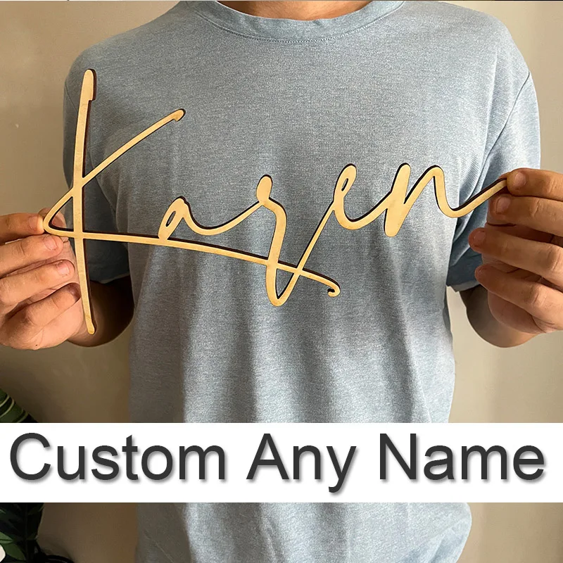 

Personalized Large Size Wooden Name Sign Custom Baby Nursery Wedding Anniversary Party Letters Decoration Kid's Room Wood Sign