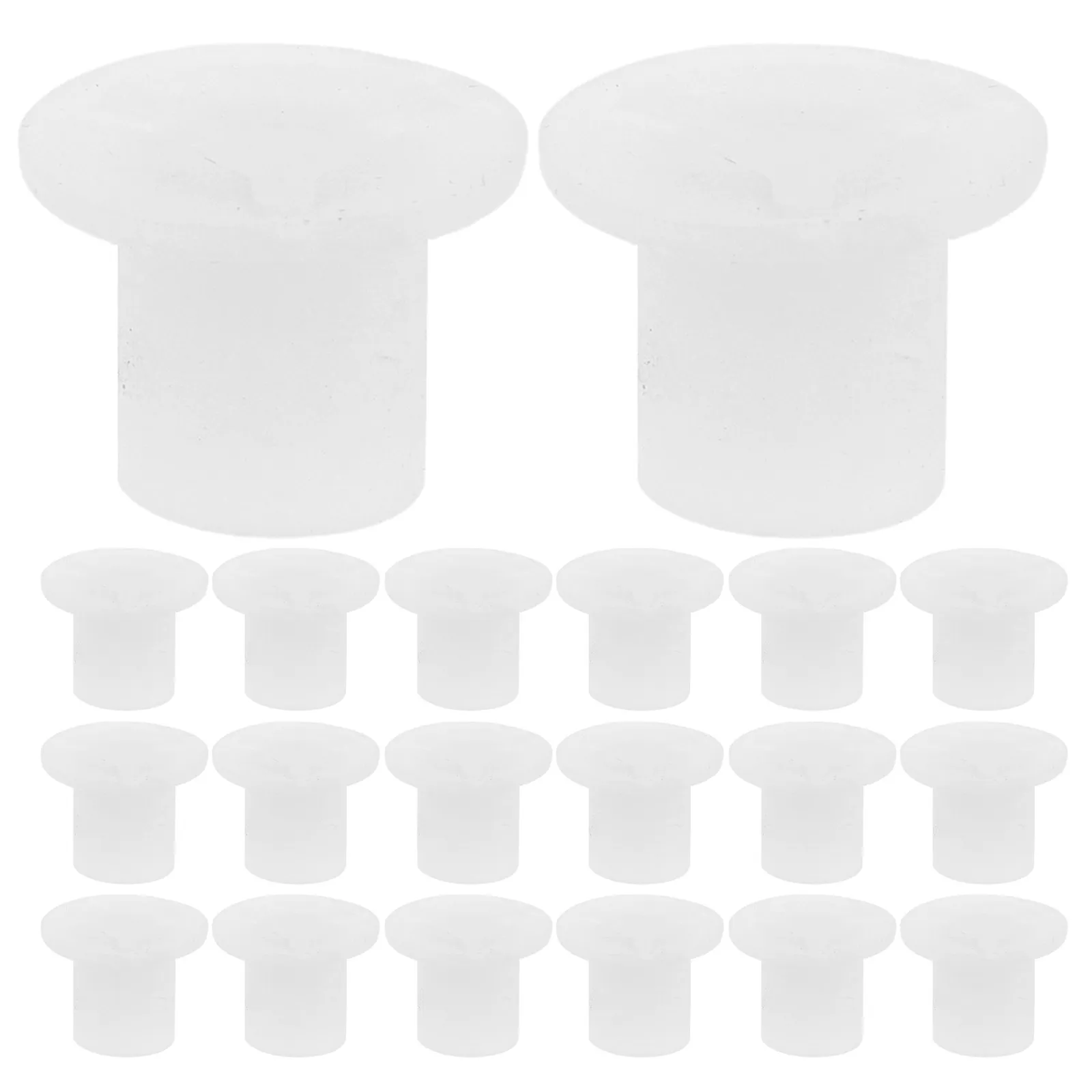 60Pcs Reed Diffuser Bottle Plug Plastic Insert Stopper with Pre-Drilled Hole for Aroma Stick Holder Diffuser Replacement view 3