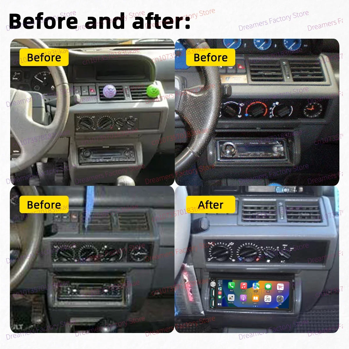 Wireless Carplay Autoradio 6.86