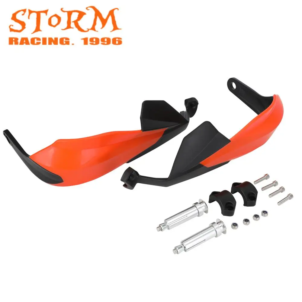 Protetores de mão e kit de montagem para motocicleta, proteção para guidão de motocross para honda ktm kawasaki yamaha universal bicicleta plástico