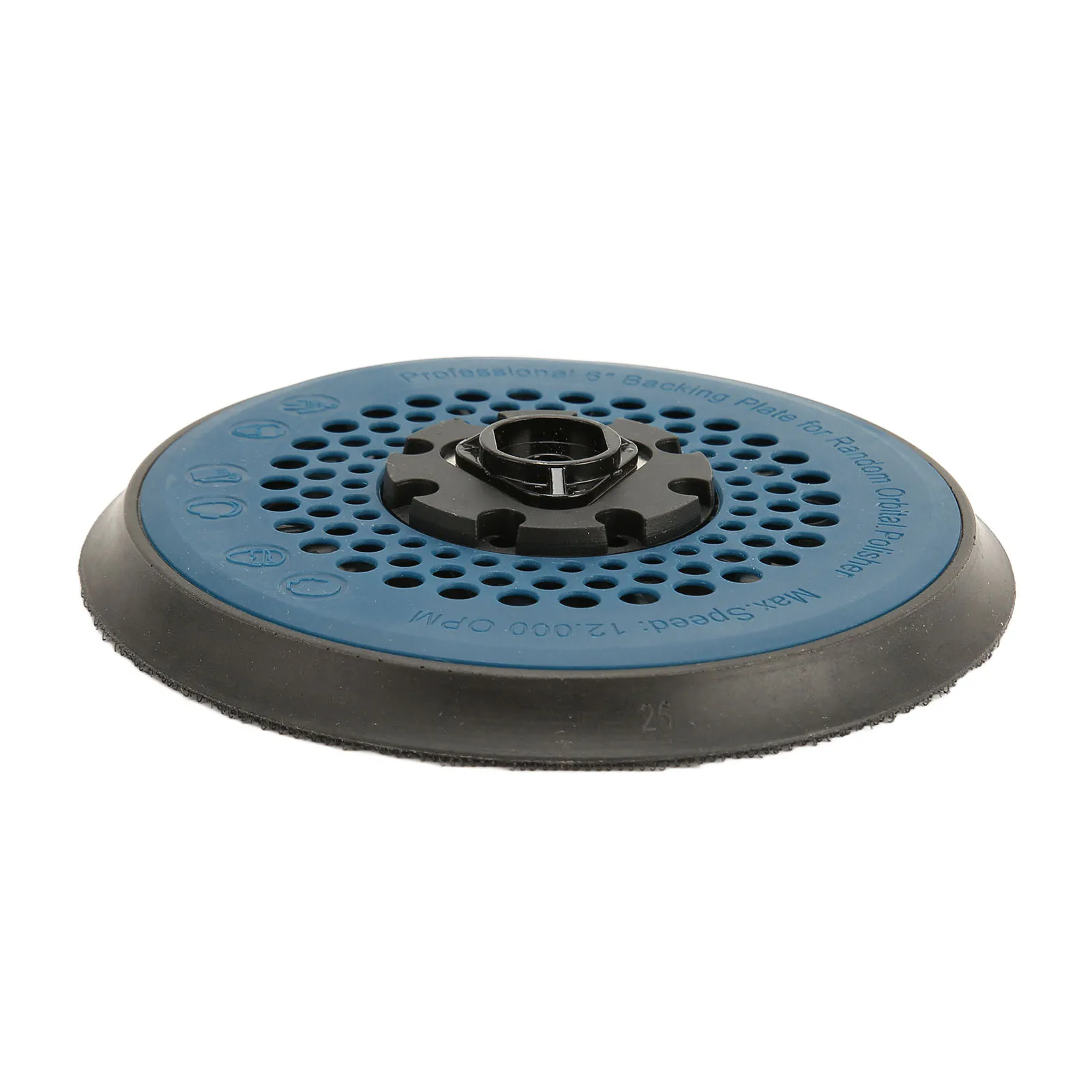 후크 패드 샌더 패드 17홀 랜덤 오비탈 샌딩 교체용 후크 패드 전동 폴리싱 휠 랜덤 오비탈용