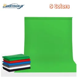 Achtergrond voor fotografie Achtergronden Wit/zwart/blauw/groen scherm Chroma Key Mousseline Studio Foto-opname Achtergrond Doek Papier