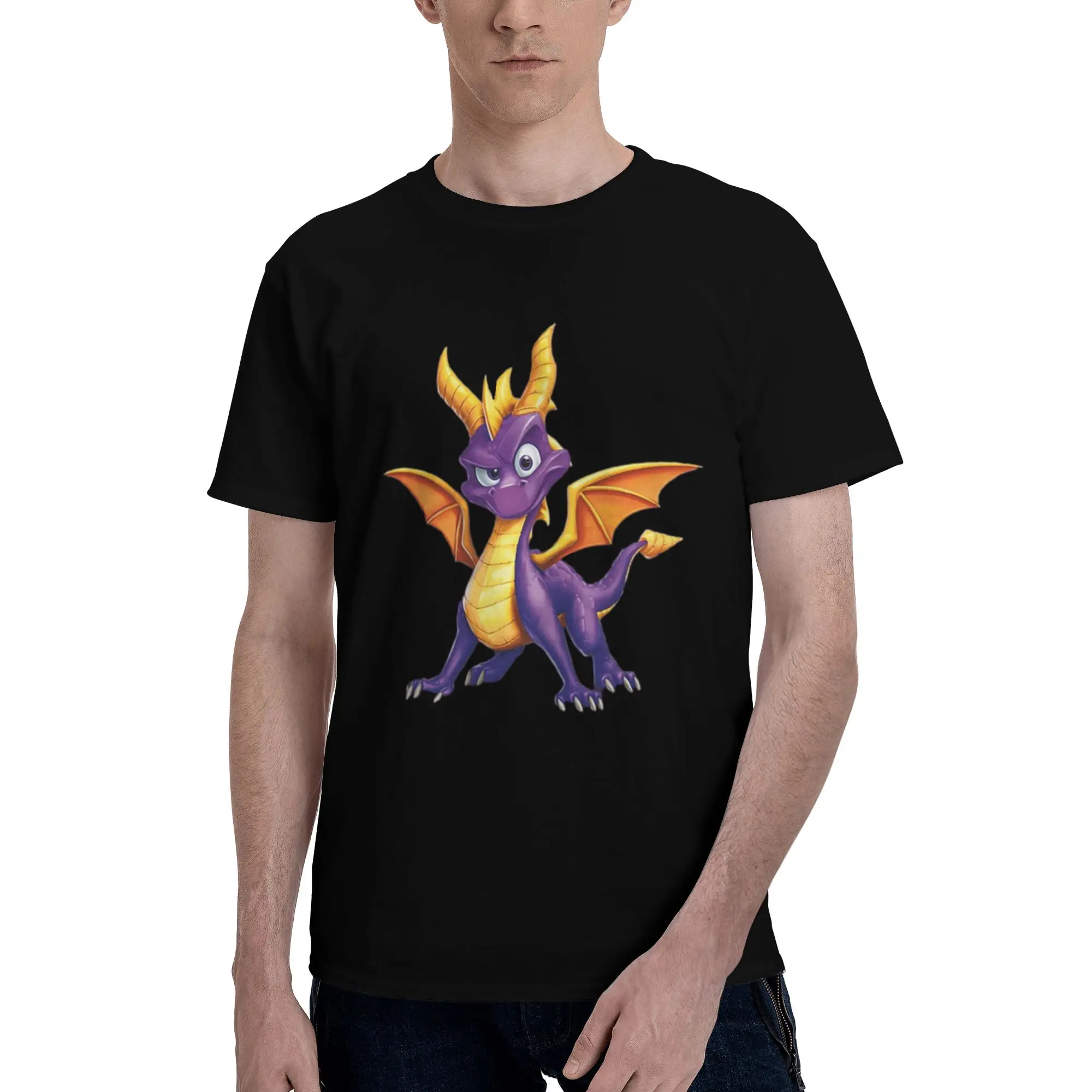 

Ice Spyro 100% Cotton T-Shirt Men'sOversized T Shirts Men O-Neck Short Sleeve S-6XL
