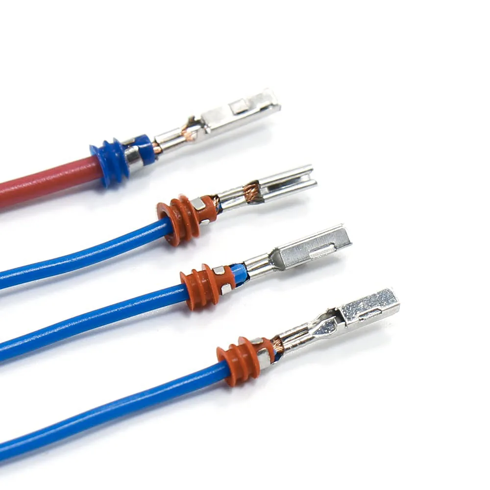 600 Stück 1,0/1,5/3,5mm Auto-Elektroanschlüsse, Kfz-Kabelverbinder-Set, nicht isoliert, Stecker und Buchse, Crimp-Kit – Detail 4