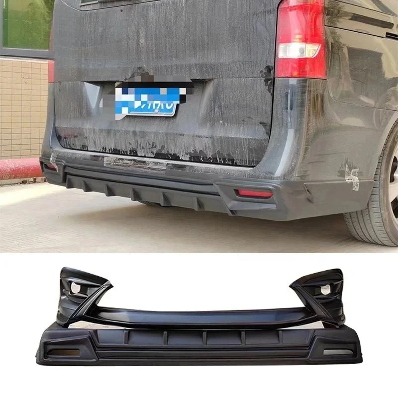New Design ABS Material Car Bumper Front Lip Rear Lip    Vito 2016-2021 Car Bodykit
