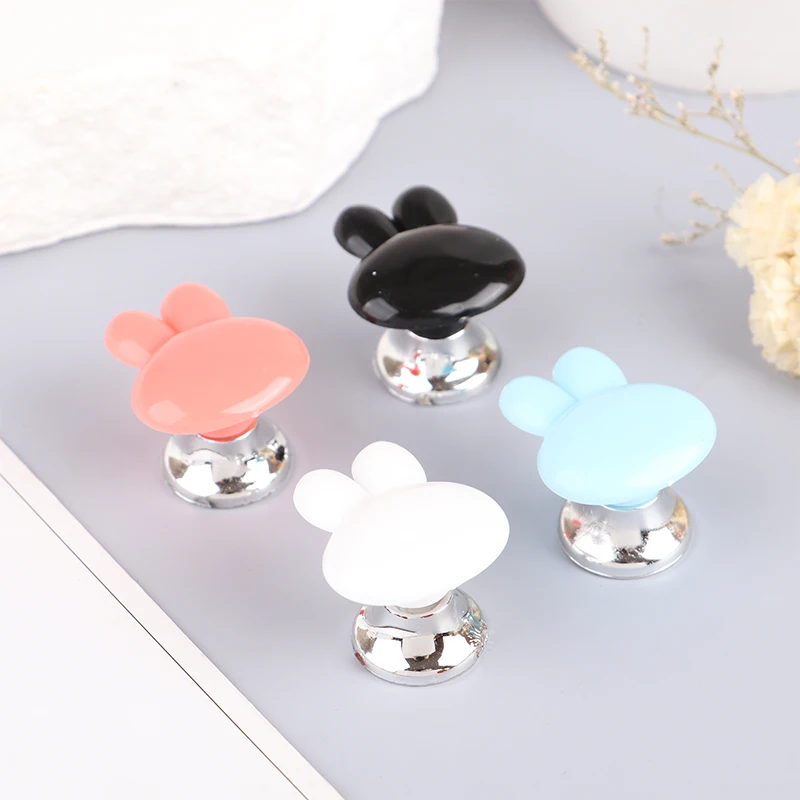 

1Pcs Self-Adhesive Rabbit Toilet Press Button Avoid Touching Toilet Lid Handle Multifunctional Cabinet Door Handle Home Decor