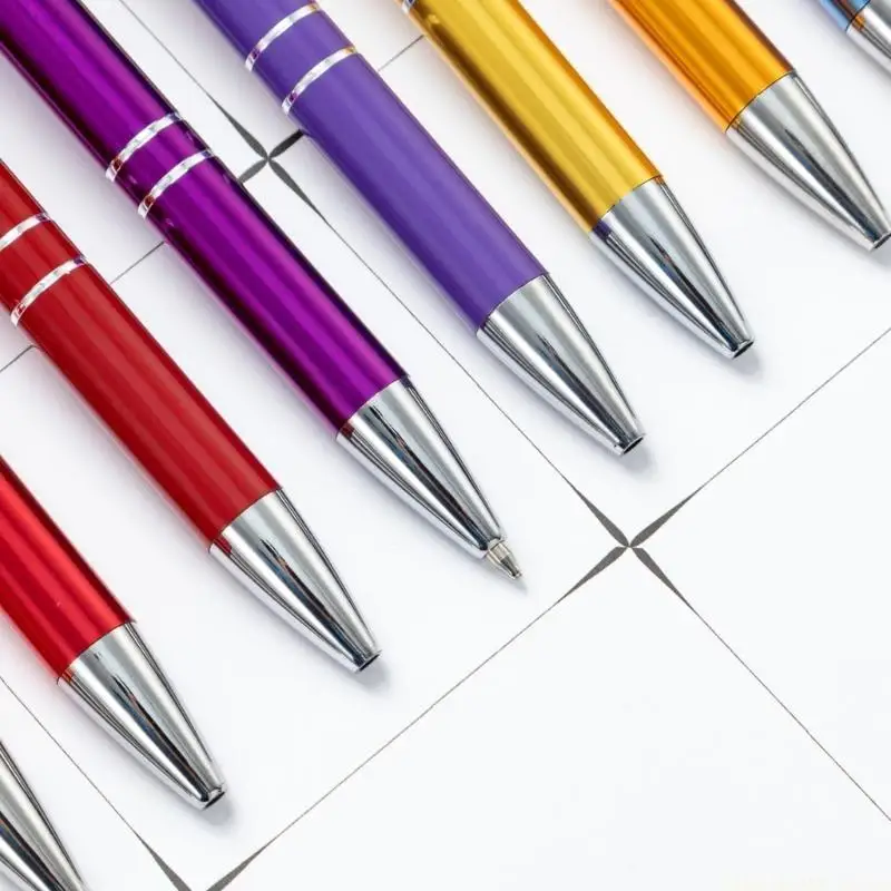 10Pcs Retractable Ballpoint Pen with Pen Clip, Office Signing Pen Pen