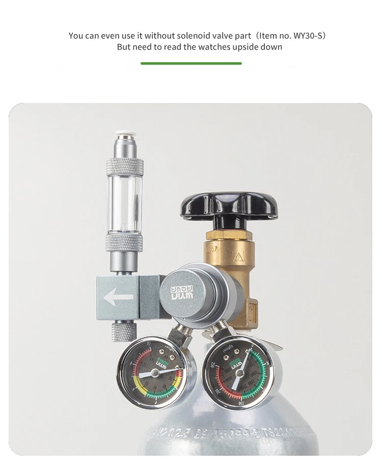 Aquarium DIY CO2-Regler Magnetventil Blasenzähler CO2-Kontrollsystem Fischbecken CO2-Druckminderer Ausrüstung – Detail 9