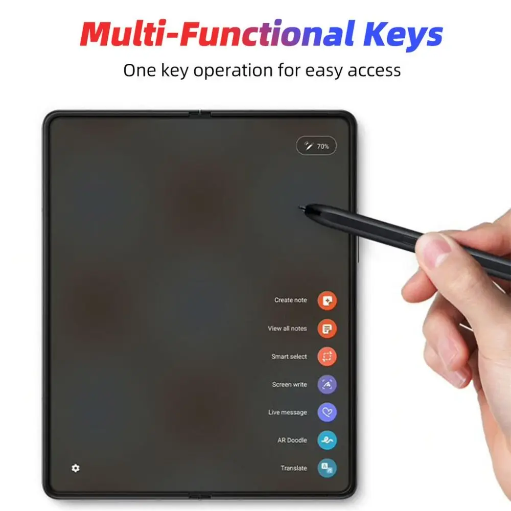 For Samsung Galaxy Z Fold 3/4/5 Stylus Pen Fold Edition S Pen Replacement Mobile Phone Pencil Set F9260 Touch Screen Pen