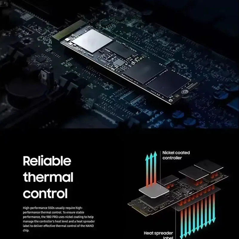 내장형 1TB M.2 NVMe SSD 2026 신형 초고속 솔리드 스테이트 드라이브 하드 디스크 (노트북 데스크탑 PC 컴퓨터 업그레이드 엘리트용)