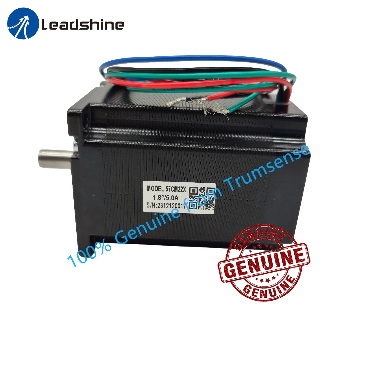 

Genuine Leadshine 57CM22X NEMA 23 Stepper Motor 5 A 2.2 N.m Holding Torque 80 mm Length 1.8 Degree for Five-axis Linkage Machine