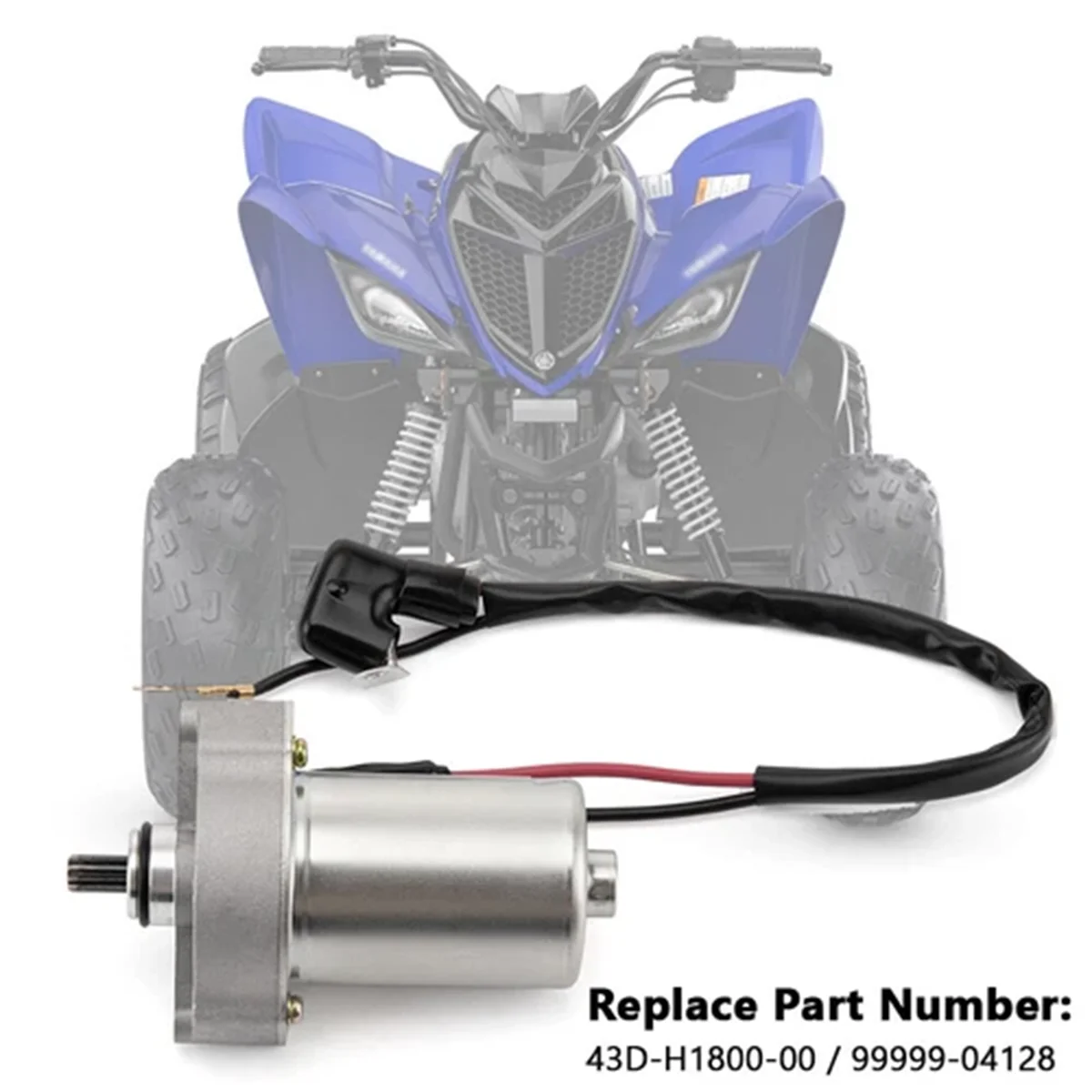 

Starter Motor For Yamaha YFM90R RAPTOR 90 YFM 90R 2009-2013 2012 2011 2010 Grizzly 90 2019-2023 99999-04128 43D-H1800-00