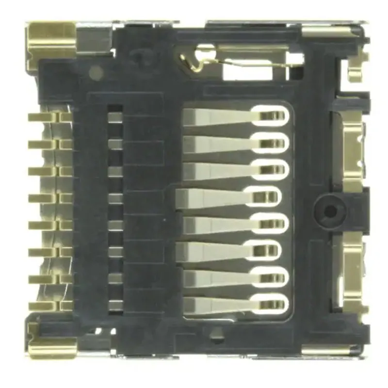 

10pcs/Lot DM3C-SF CONN MICRO SD CARD HINGED TYPE 10 (8 + 2) Position Card Connector Secure Digital - microSD Surface Mount