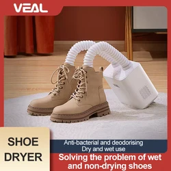 Household Electric Shoe Dryer Deodorizer with Heat Dehumidifier Device Foot Warmer Heater Dry&Wet Use Telescopic Boots Dryer