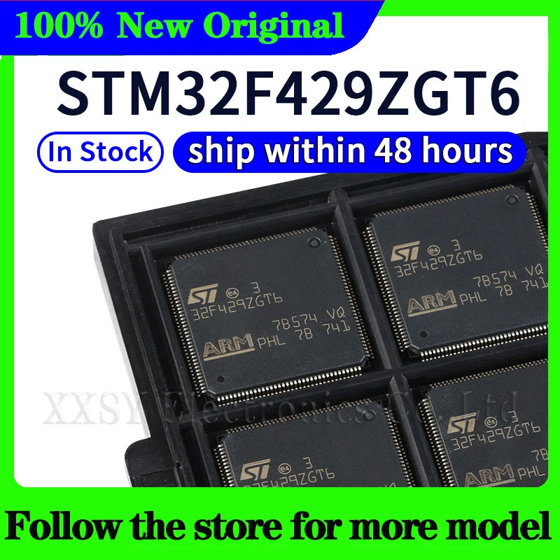 

STM32F429ZGT6 In stock 48 hours ship