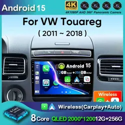 Android 15 Car Radio For Volkswagen VW Touareg 2012 2013 2014 2016 2018 Wireless Carplay Auto Car Stereo Multimedia Player