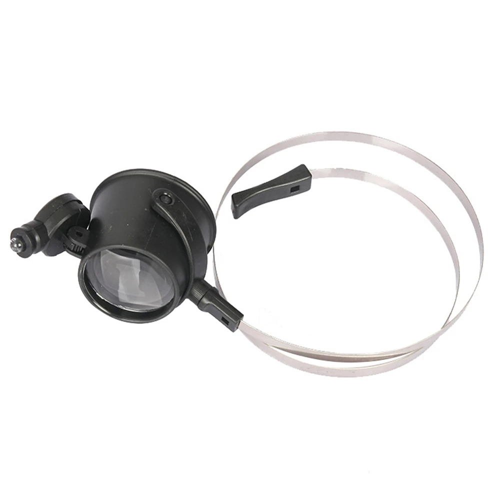 

Head-Mounted Magnifying Glass Spectacle Acrylic Lens Lightweight Shatterproof Reading Glasses Clock Repair Portable For Elderly