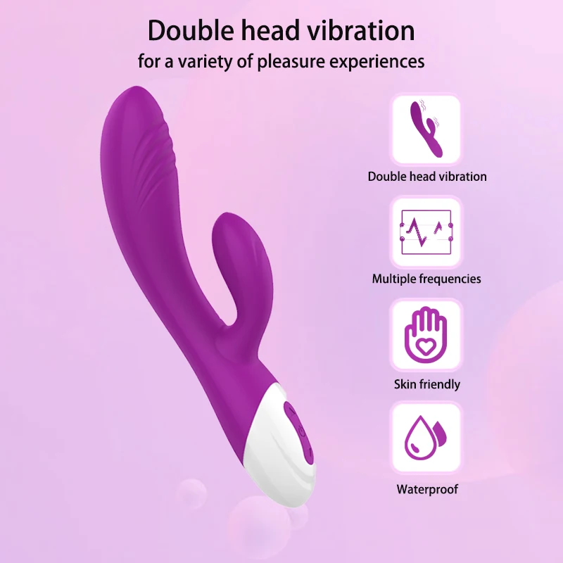 G Spot Powerful Dildo Female Vibrator Dual Vibration Clitoris Stimulation Vagina Massage For Women Masturbators Adult Sex Toys