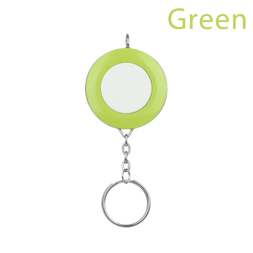 

Retractable 150cm/60 Inch Camping Candy Color Measuring Tool Tape Measure Soft Ruler Keychain