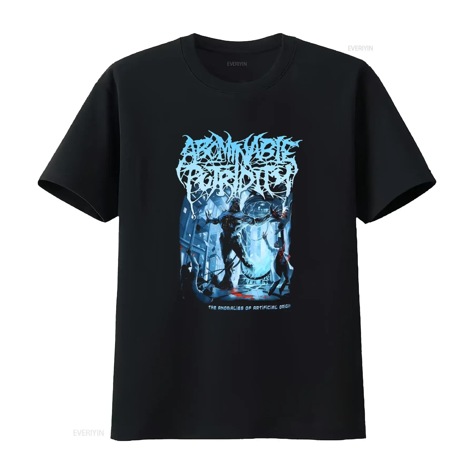 Abominable Putridity T Shirt Anomalies Of Artificial Origin L XL Metal Band  vintage Washed Top For Everyday Wear Unisex