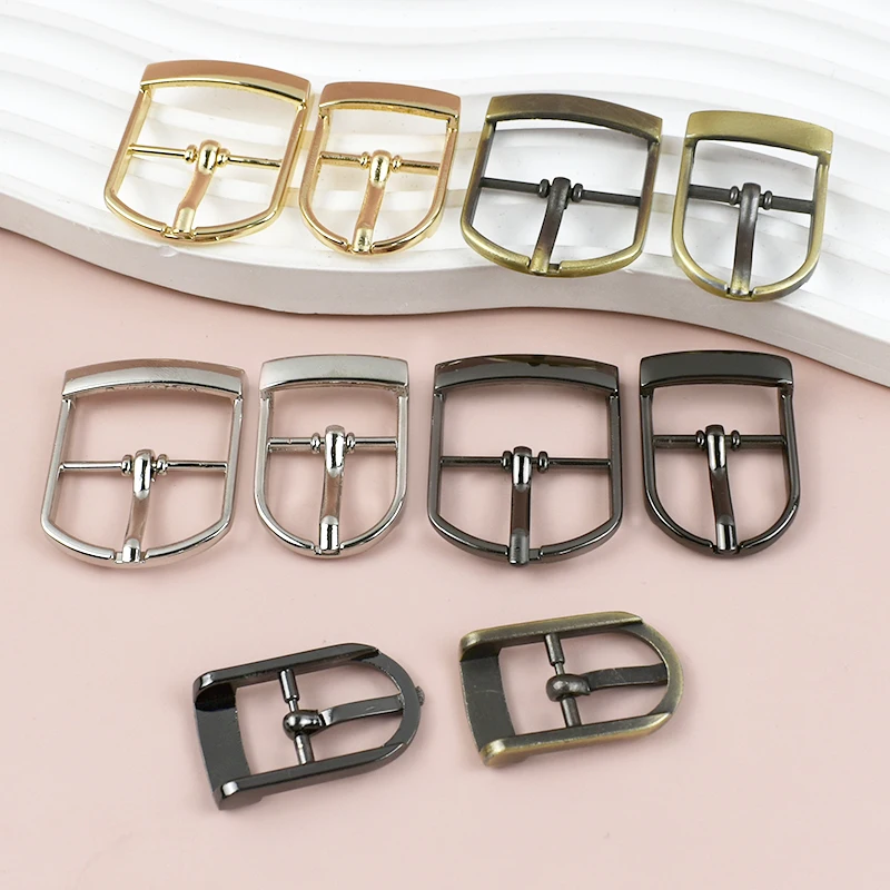 

10/20Pcs Meetee 13-25mm Metal Belt Pin Buckle for Bag Strap Webbing Adjuster Hook Waistband Handbag Slider Clasp DIY Accessories