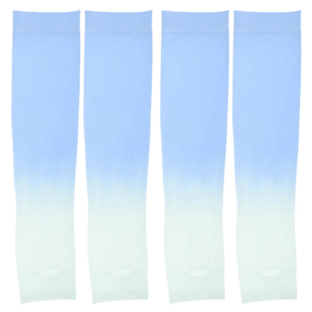 

2Pairs Uv Protection Sun Sleeves Cooling Arm Covers for Summer Outdoor Activities Running Cycling Sun Protection Sleeves