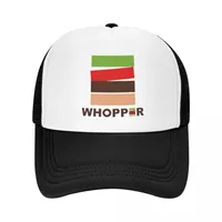 Burger King Whopper Hiking Mesh Baseball Caps For Mens Adult Female Beach Sunscreen Hat Snapback Cap