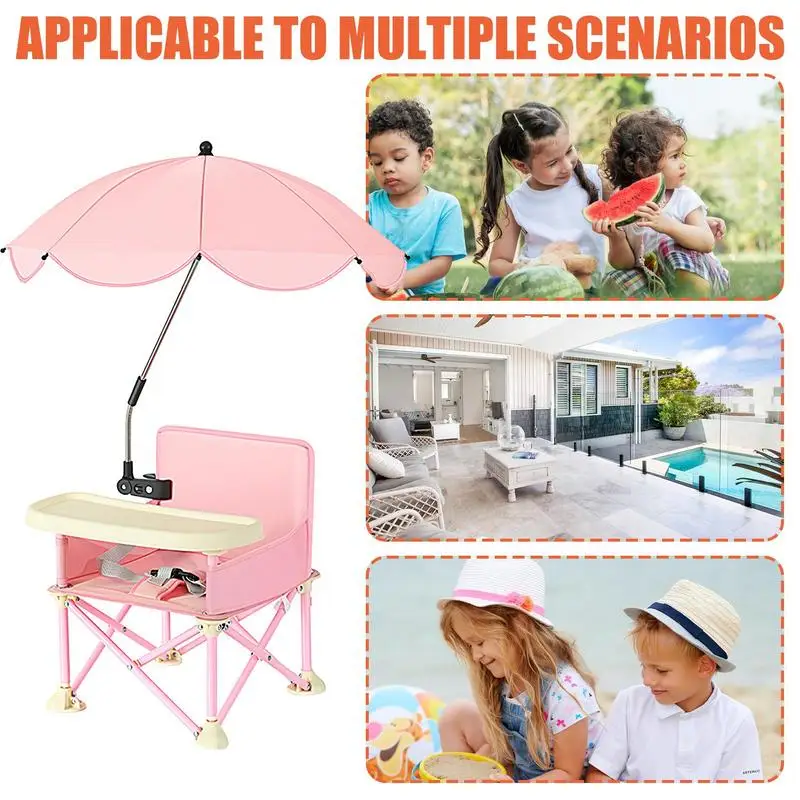 Chaise de Salle à Manger Portable et Pliante pour Bébé, Rehausseur de Voyage pour Enfants avec Chaise d'Alimentation, Siège de Plage en Plein Air, Fournitures de Meubles