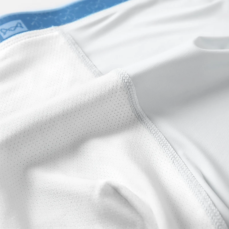 MiiOW 3 قطعة الحرير الجليد الرجال الملابس الداخلية الملاكمين 10A مضاد للجراثيم المنشعب الرجال سراويل تنفس حريري رجل السروال الرجال boxershort #3