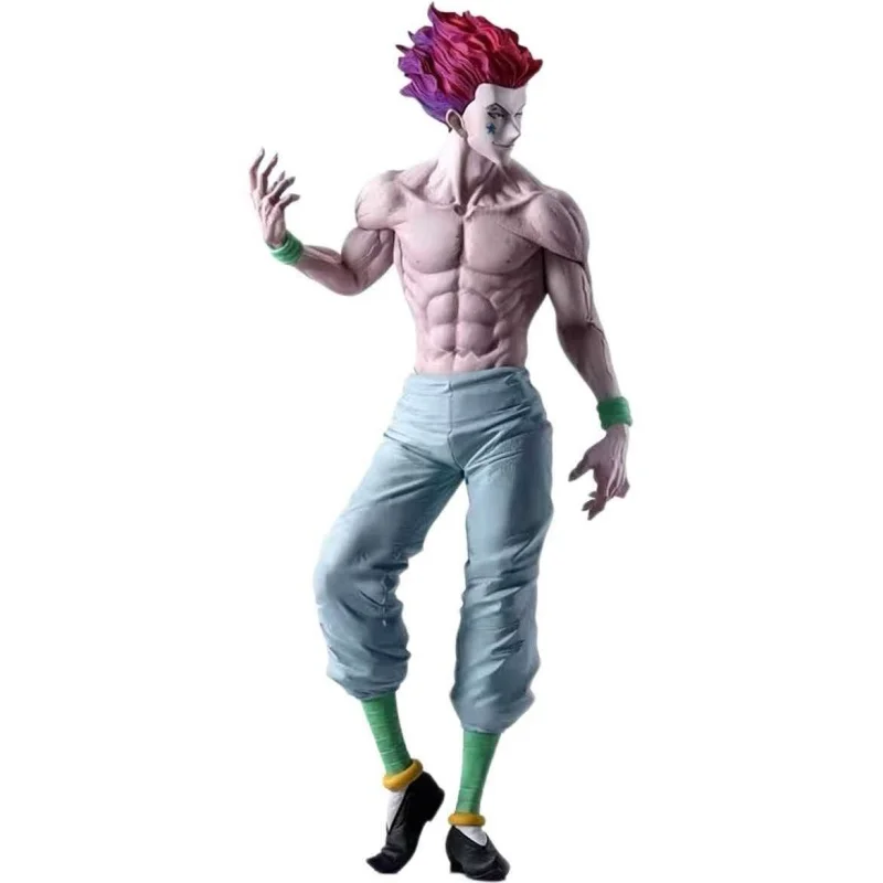 28CM PVC HUNTER HUNTER Hyskoa Morroh Peripherals Action Figures Toy Model Desktop Ornament Birthday Gift