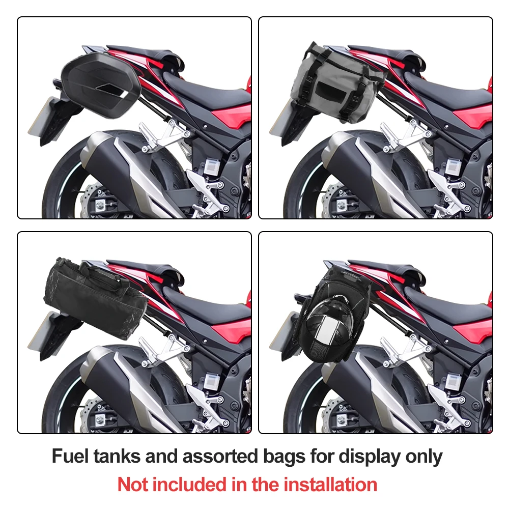 Motorcycle Side Luggage Rack Saddlebag Support Bars Mounting Brackets Fit For CB500F CBR500R 2019-2024 CB500 Hornet 2024-2025